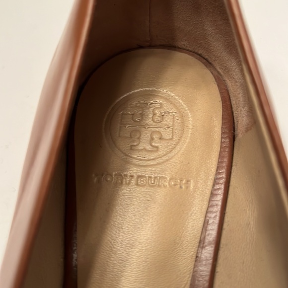 Tory Burch Raleigh brown leather flats size 7.5 - Picture 3 of 8